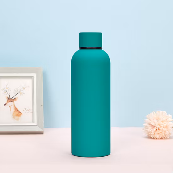 Frasco de vacío aislado de acero inoxidable de botella de viaje portátil de alta calidad en 500 ml